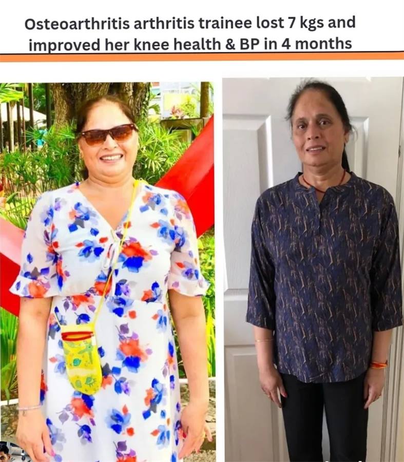 Reshma — before and after transformation