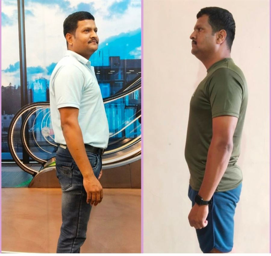 Vaibhav — before and after transformation